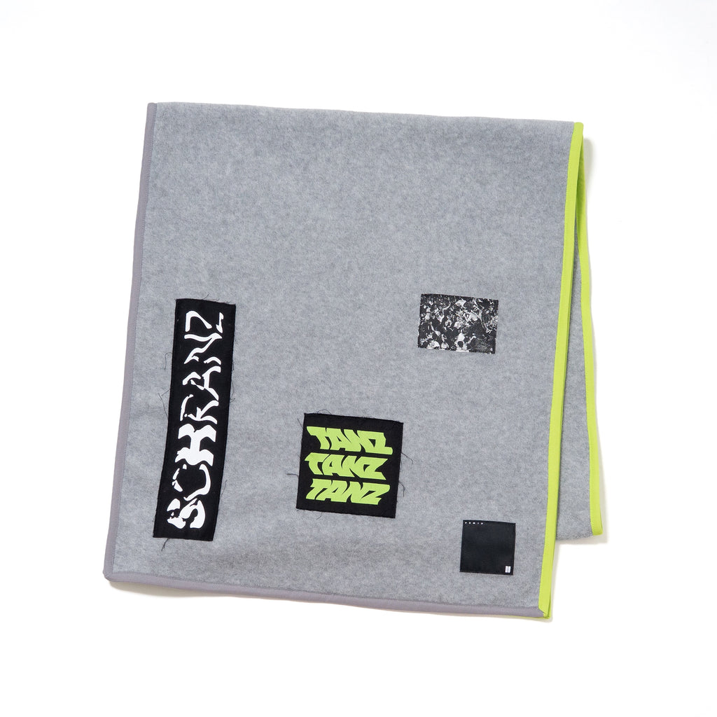 Logo Patches Fleece Stole