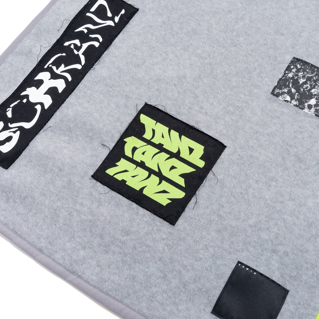 Logo Patches Fleece Stole