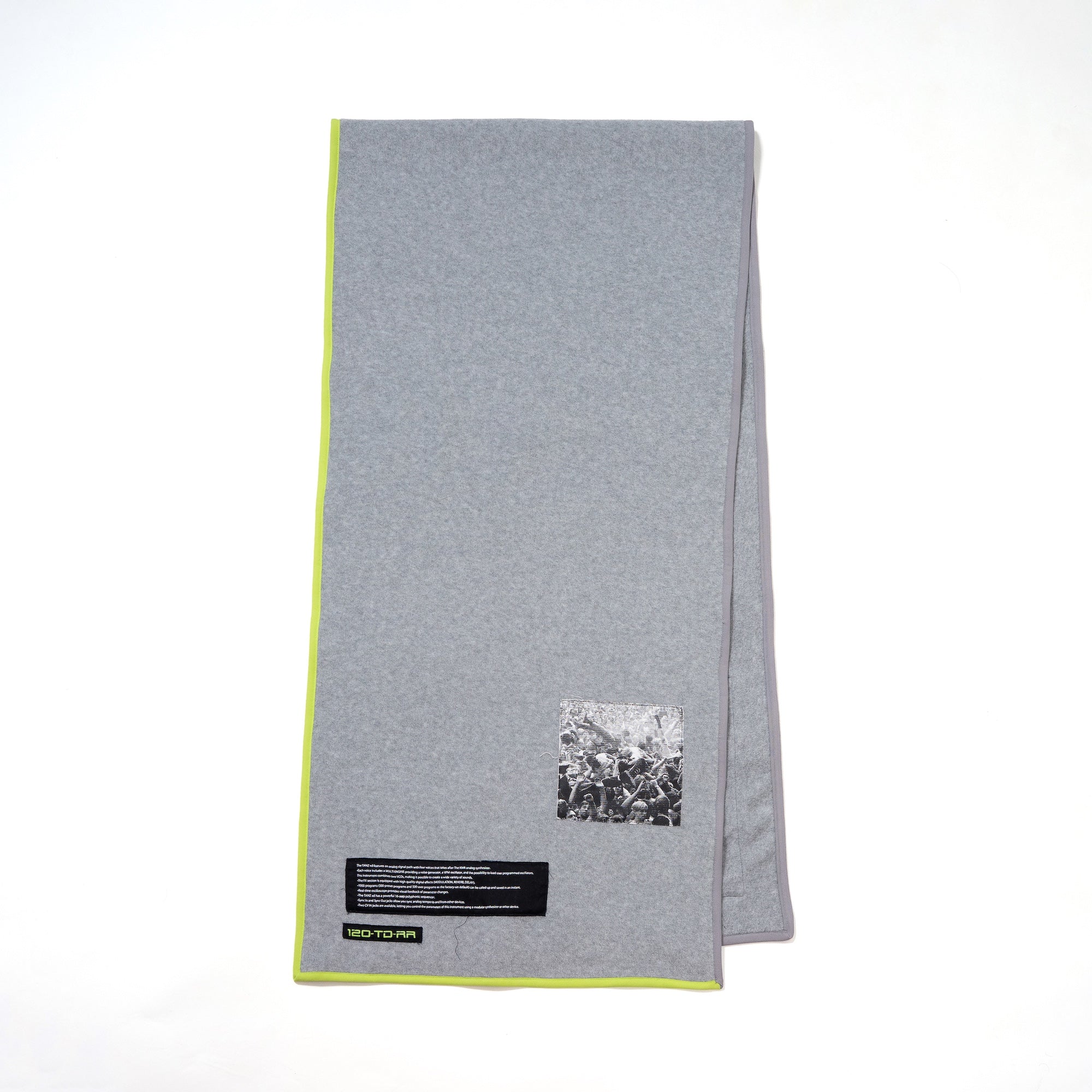 Logo Patches Fleece Stole