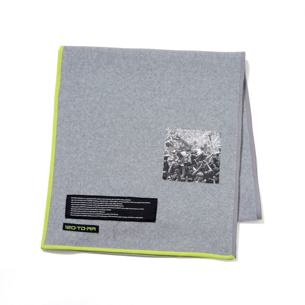 Logo Patches Fleece Stole