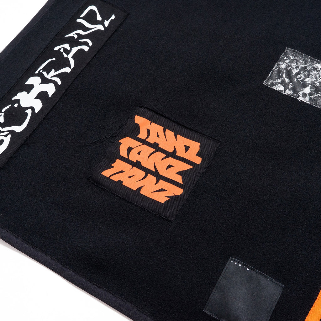Logo Patches Fleece Stole