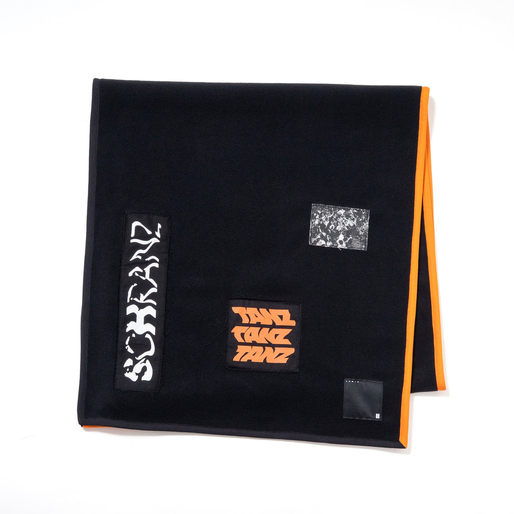 Logo Patches Fleece Stole