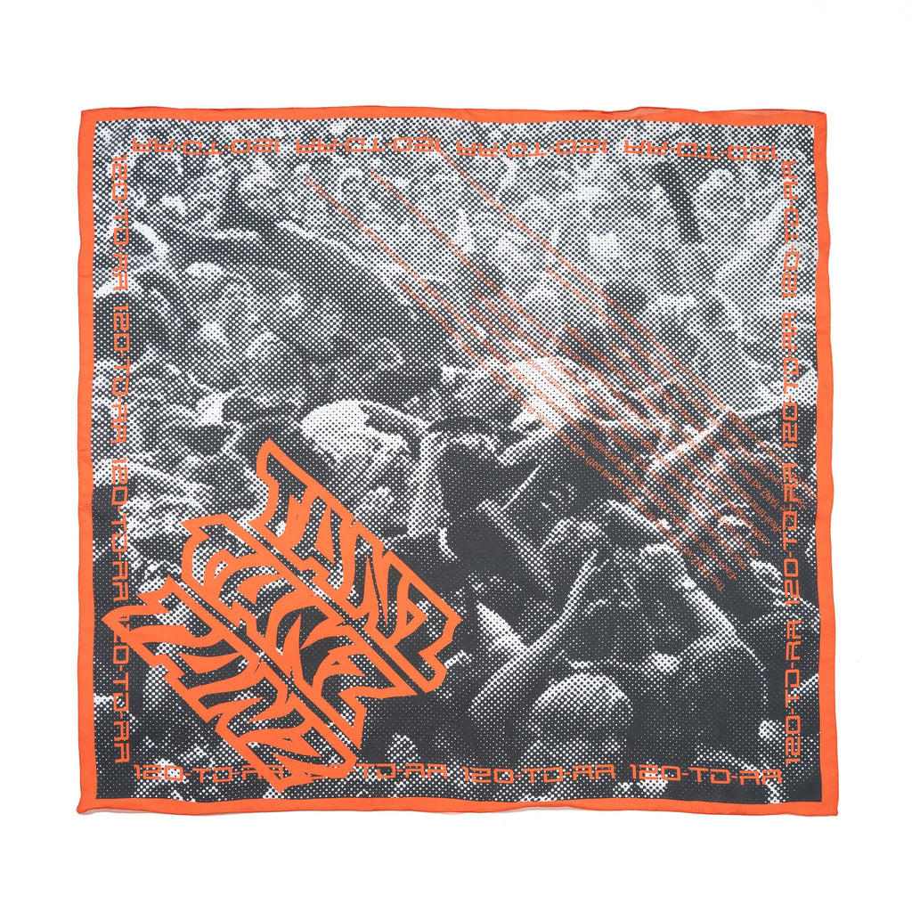 Crowd Dive Satin Big Scarf