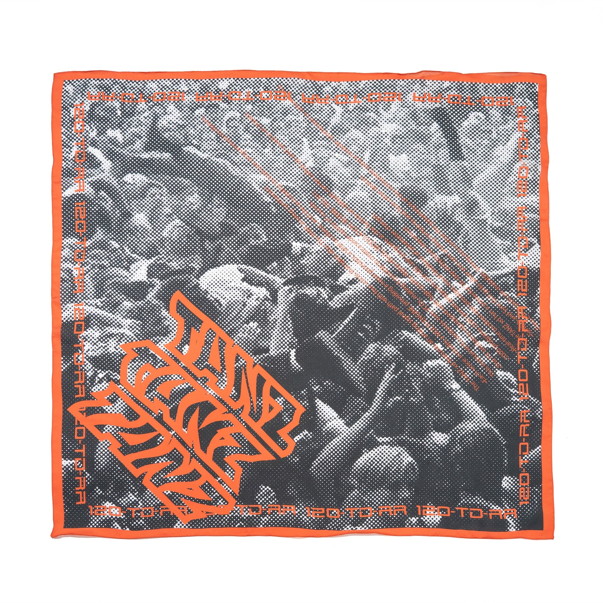 Crowd Dive Satin Big Scarf