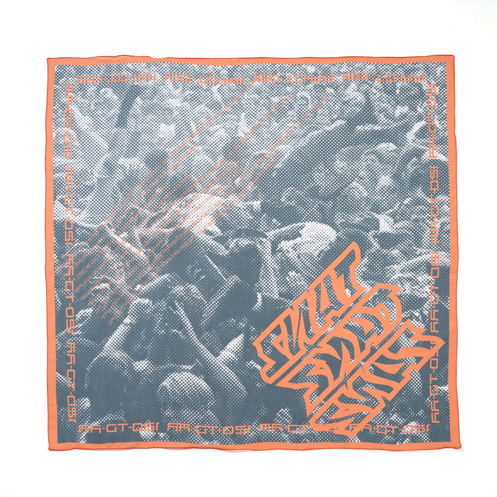 Crowd Dive Satin Big Scarf