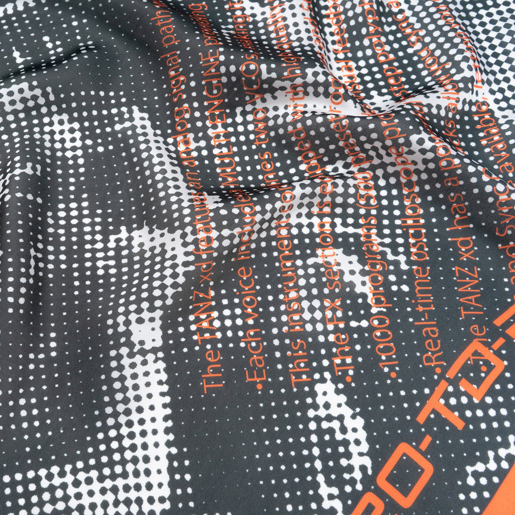 Crowd Dive Satin Big Scarf