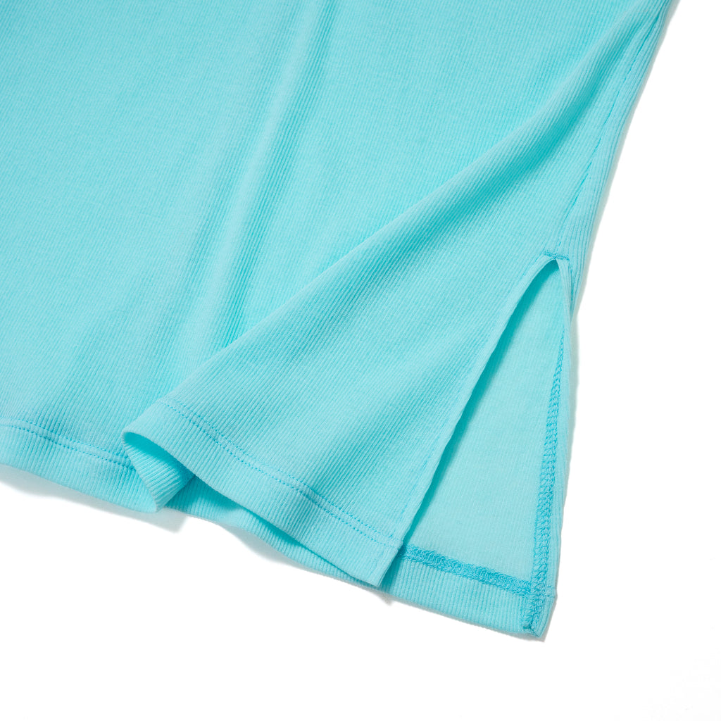 Slit Sheer Rib Top