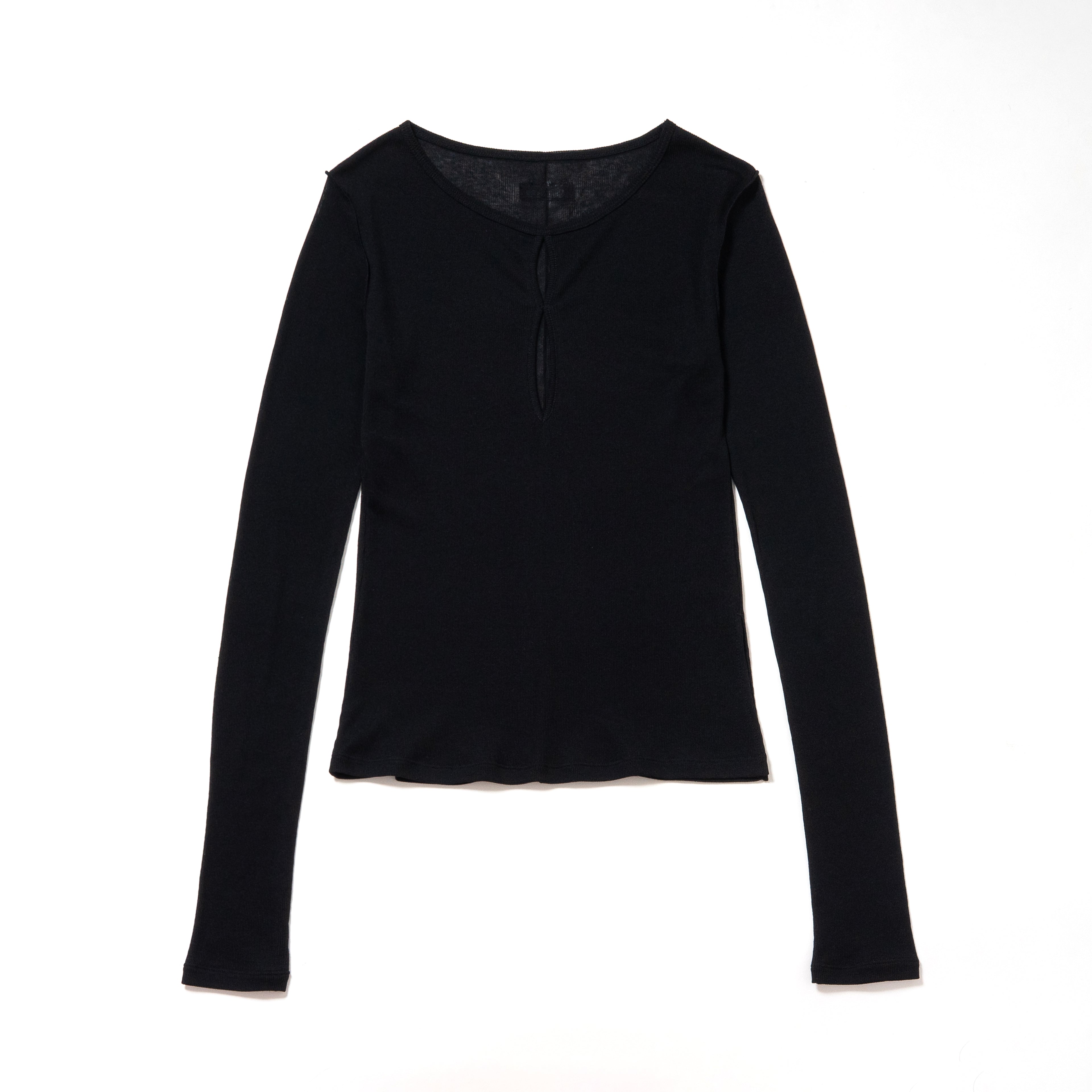 Slit Sheer Rib Top