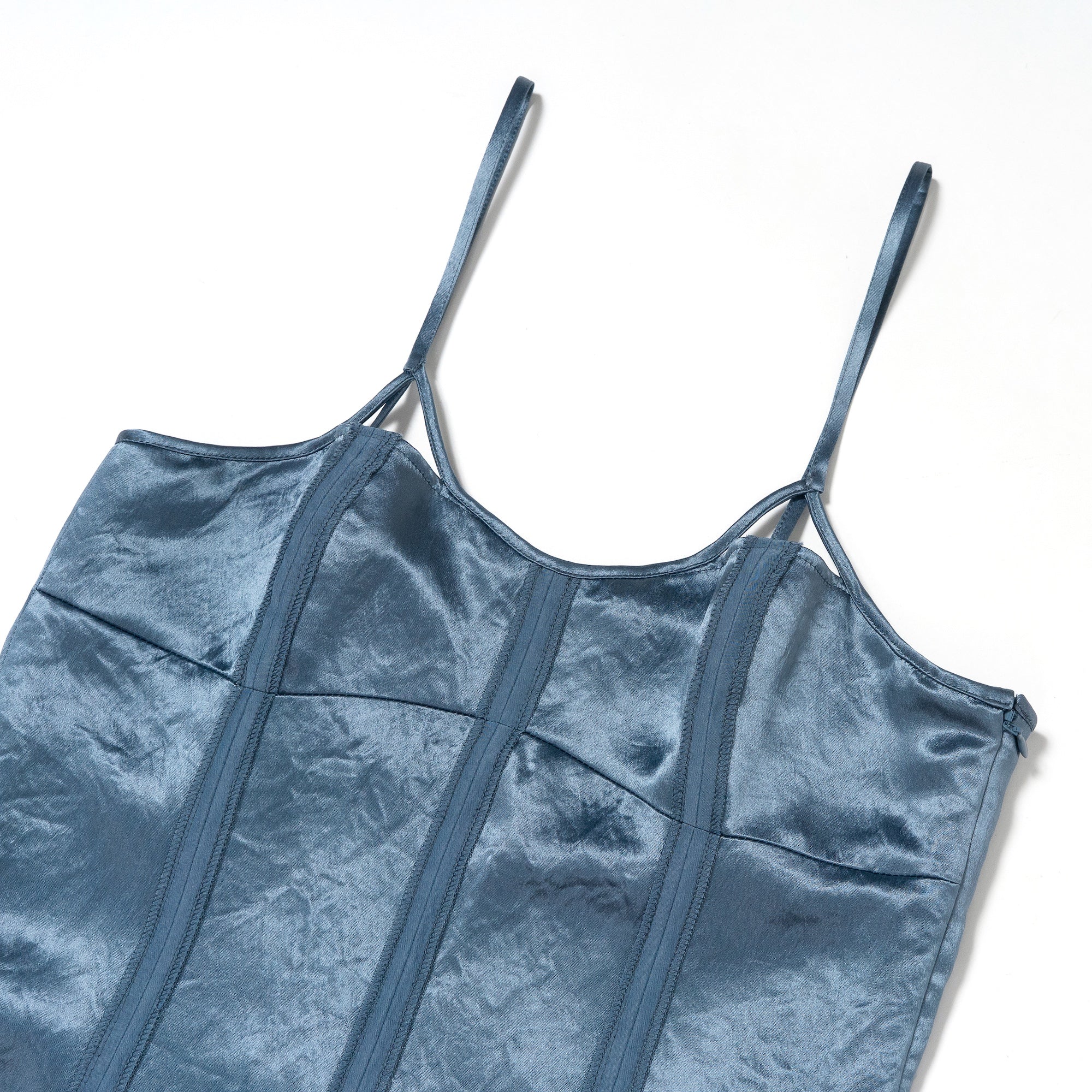 Cutwork Satin Dress