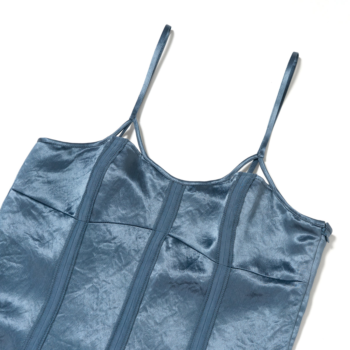 Cutwork Satin Dress