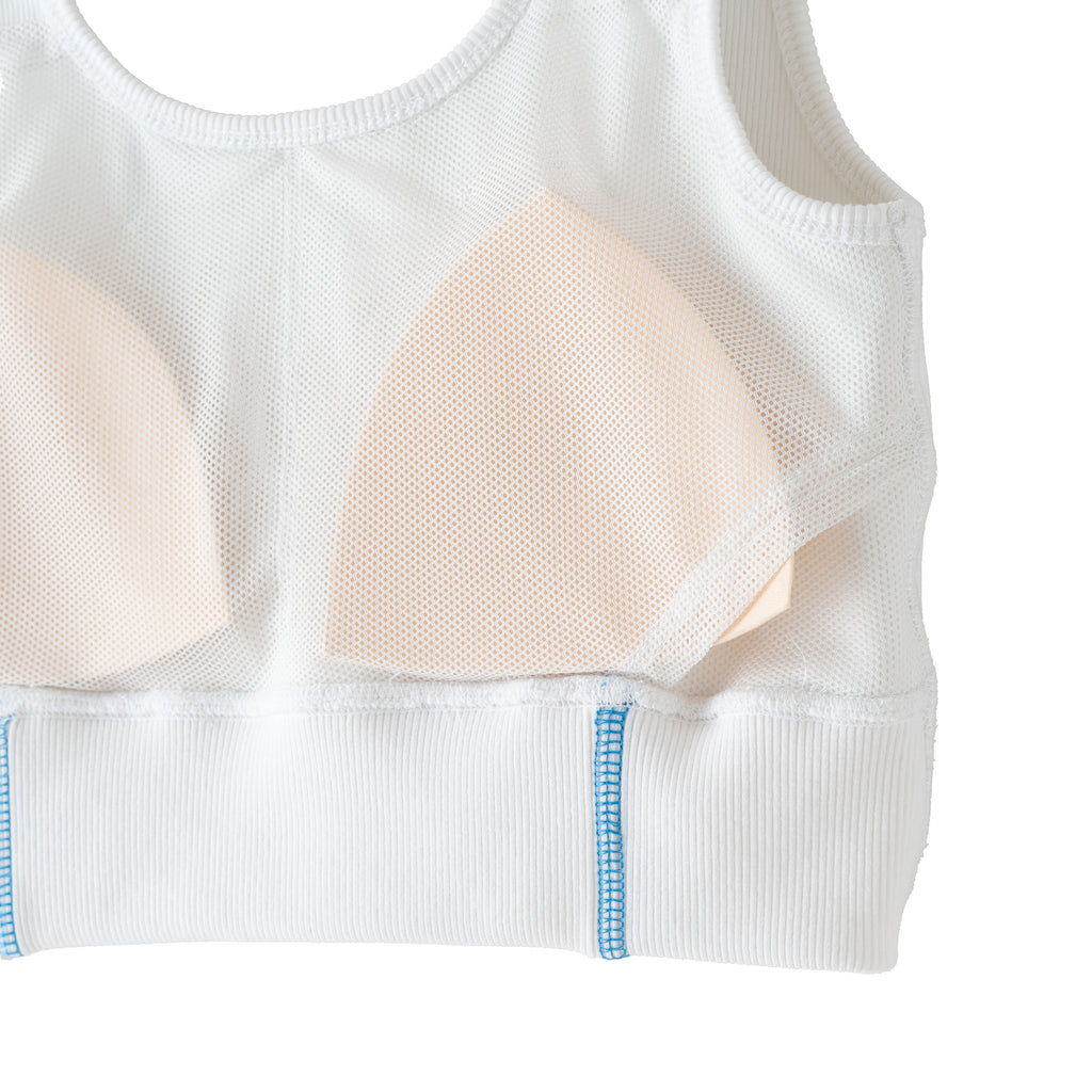 Color Stitch Bra Top
