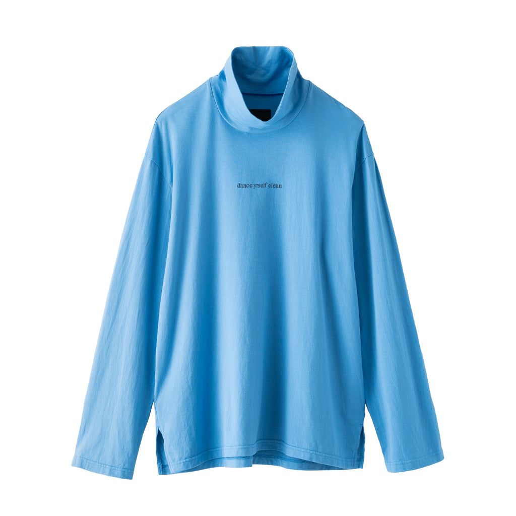 Hazy logo Mock Neck LS T