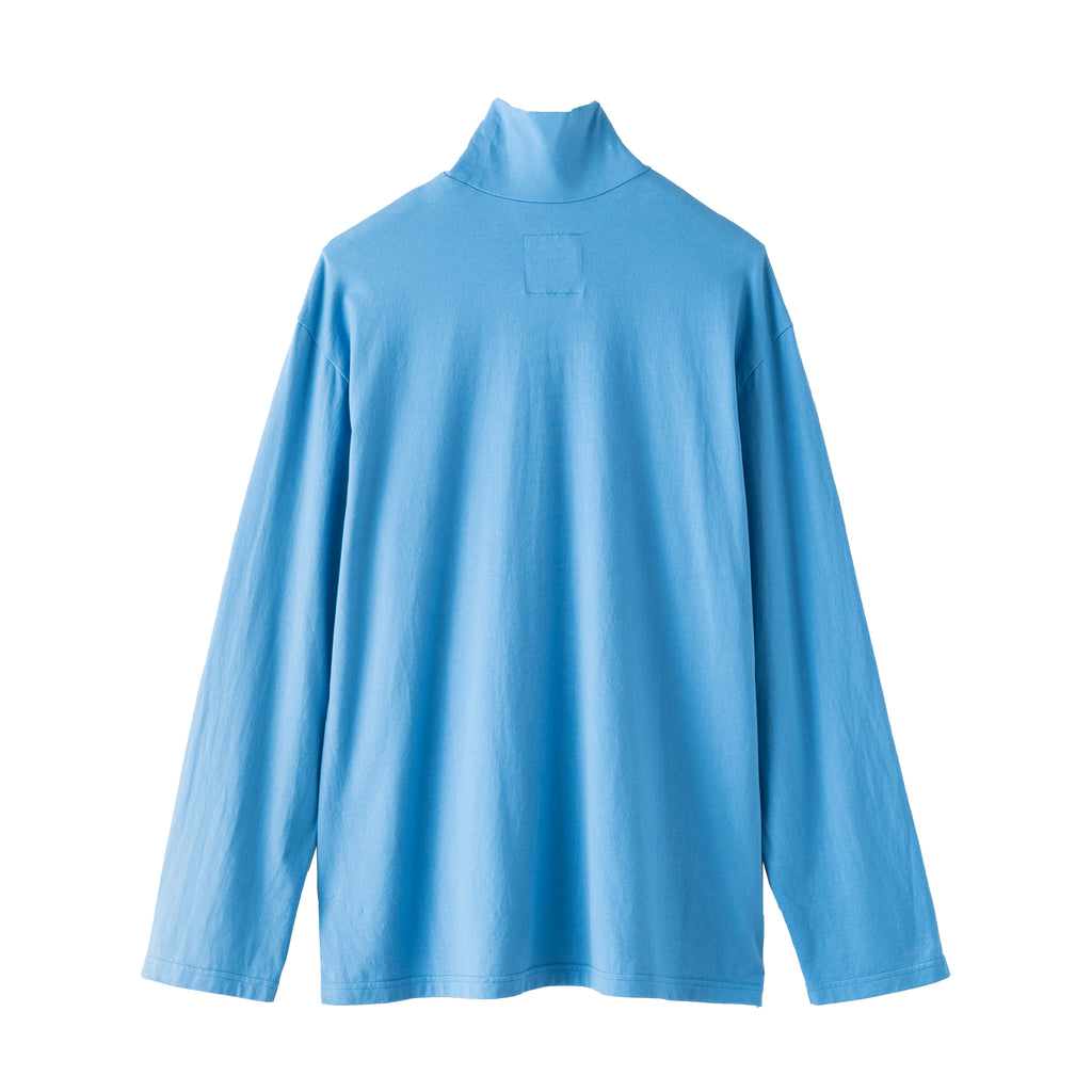 Hazy logo Mock Neck LS T
