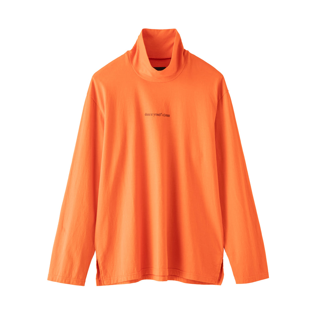 Hazy logo Mock Neck LS T