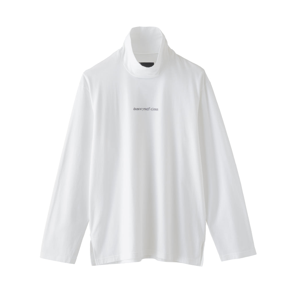 Hazy logo Mock Neck LS T